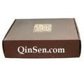 General brown shopping Textile Box with Brand Logo