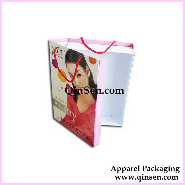 Customize Apparel Gift Box with Rope Handle-GX00058