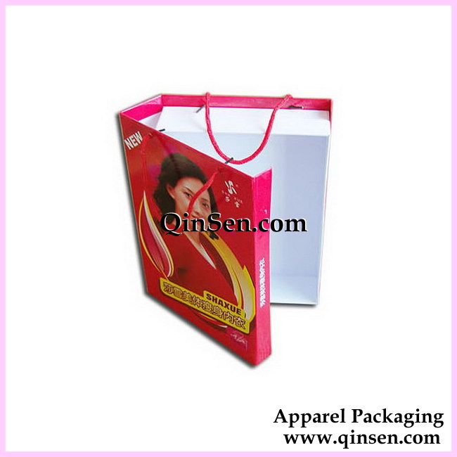 Unique printed apparel Boxes with Handle-Not Foldable-GX00060