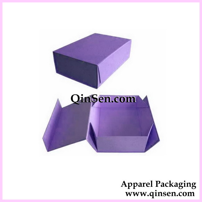 Elegant Custom Foldable rigid gift boxes for Garment Packaging-GX00362