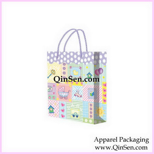 Custom Baby Paper Bag with Baby design-GDG000156
