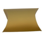 Gold Pillow Favor Boxes for Lingerie