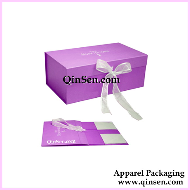 Luxury Custom Foldable rigid gift boxes for Garment Packaging-GX00361