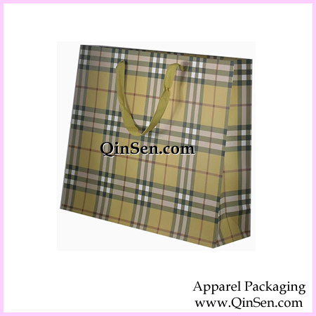 Paper Laminated Paper Shopping Bag-AB00283